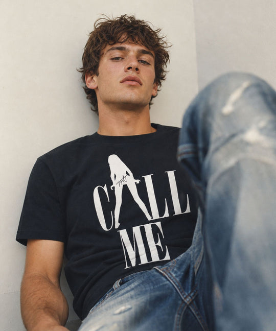 DRY COTTON JERSEY S/S TEE (CALL ME)