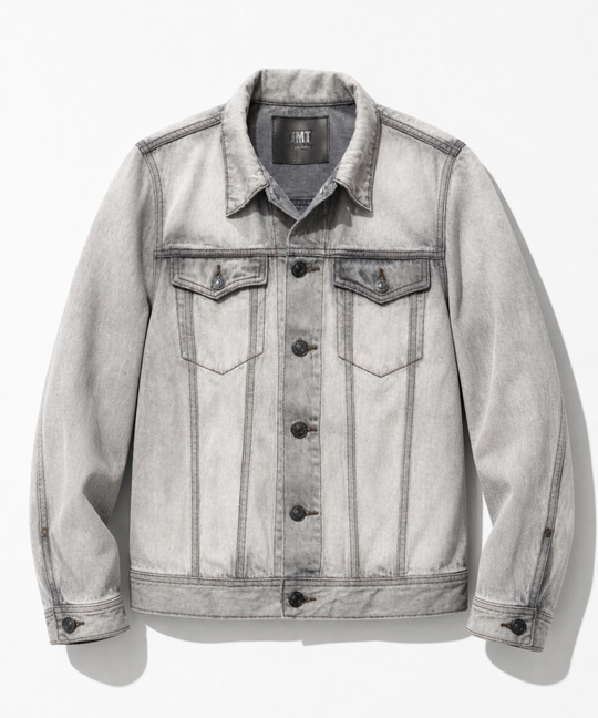 12oz SOFT BLACK DENIM TRUCKER JACKET