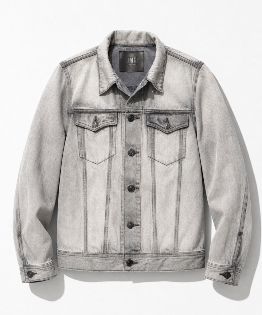 12oz SOFT BLACK DENIM TRUCKER JACKET – TMT OFFICIAL ONLINE STORE