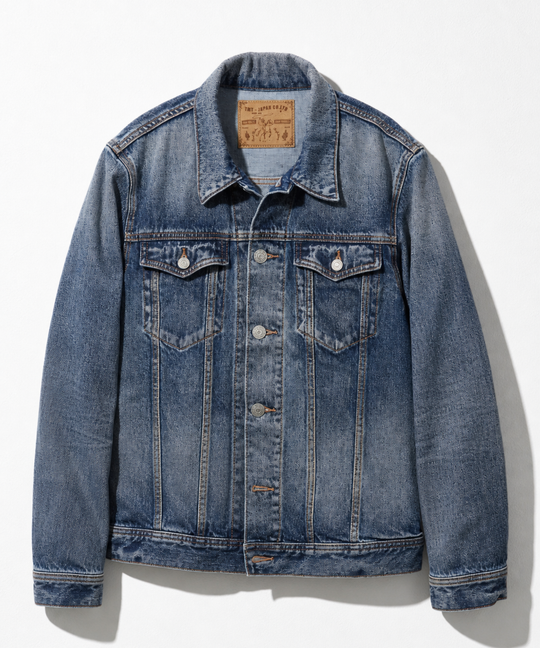 12oz SOFT DENIM TRUCKER JACKET／INDIGO LIGHT