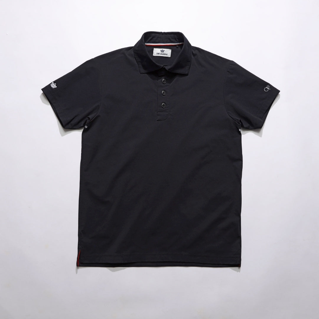 【4月上旬発送予定】【TMT×OceanPacific】 PEARTEX POLO SHIRT／BLACK