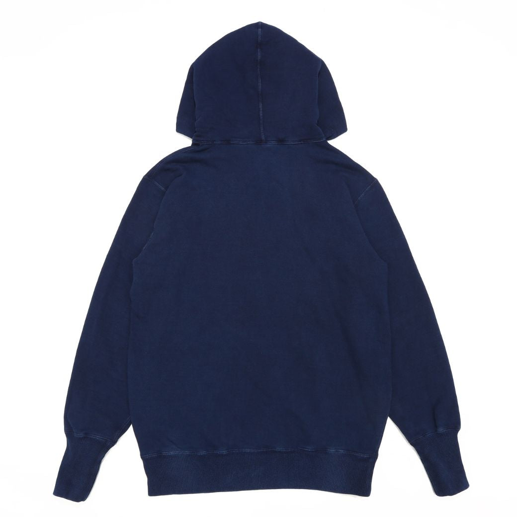 VINTAGE INDIGO DYE SWEAT HOODIE／INDIGO