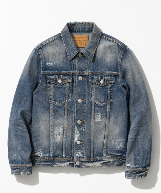 12oz SOFT DENIM TRUCKER JACKET（VINTAGE processing.）