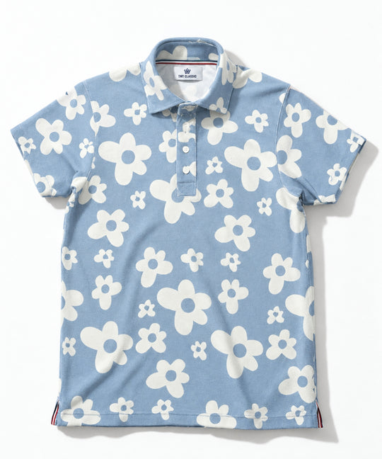 DRY PILE FLOWER POLO SHIRTS