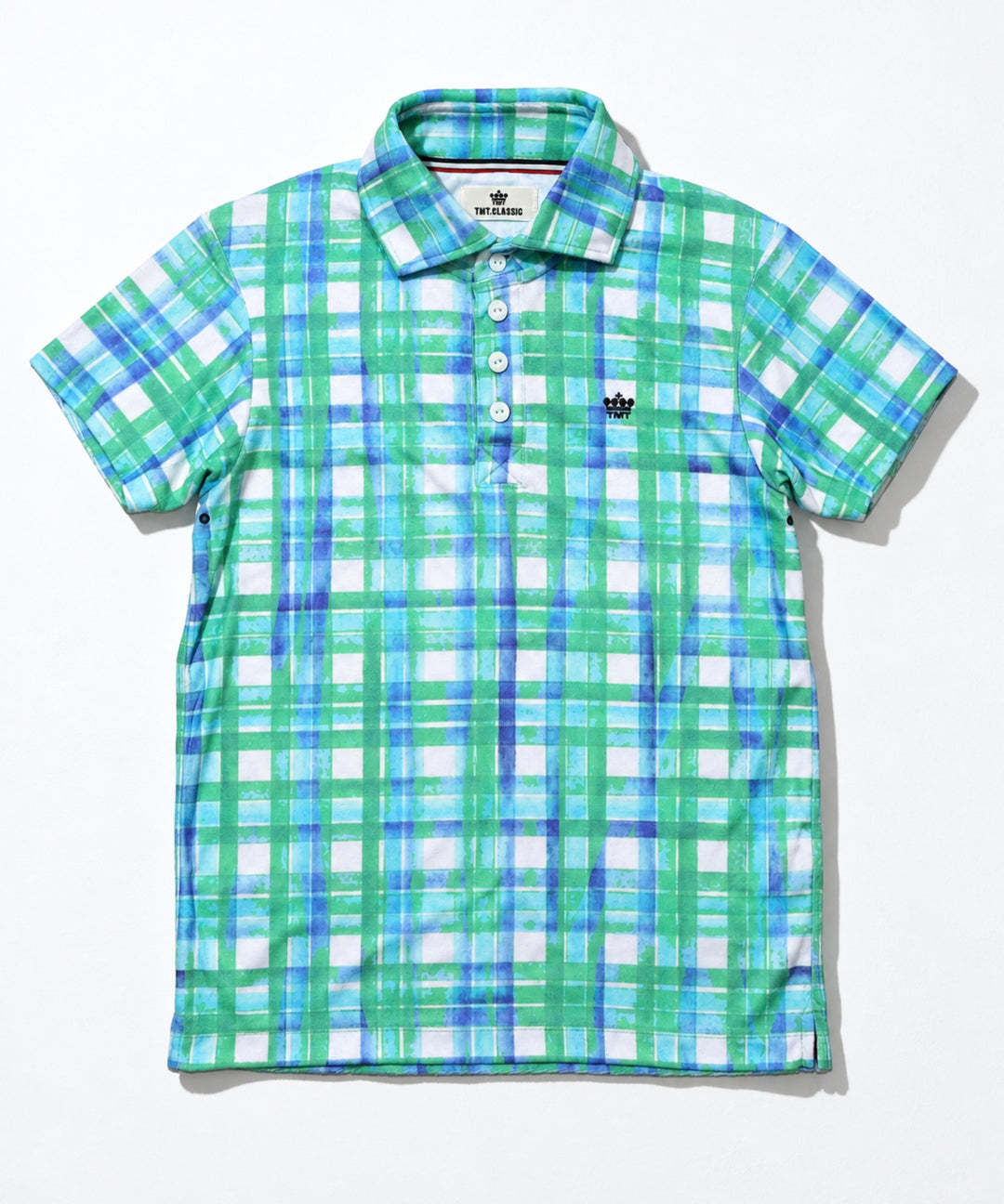 DRY PILE CHECK POLO SHIRTS