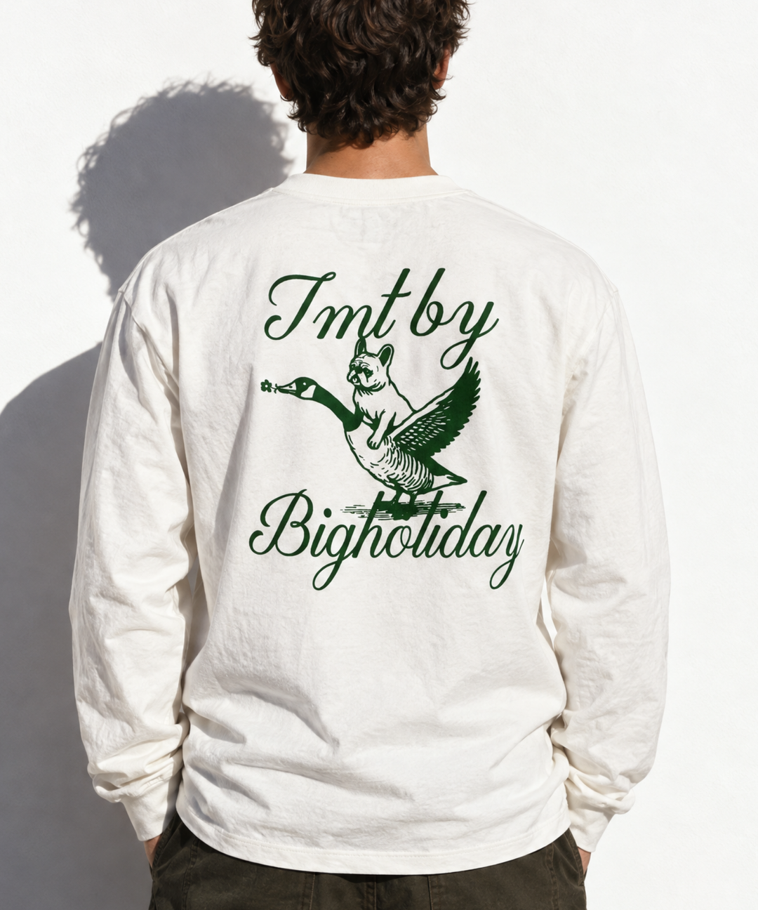 【10月中旬発送予定】DRY COTTON  L/STEE（DOG&amp;BIRD）