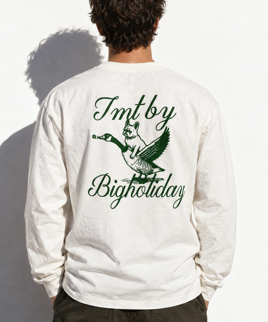 【10月中旬発送予定】DRY COTTON  L/STEE（DOG&amp;BIRD）