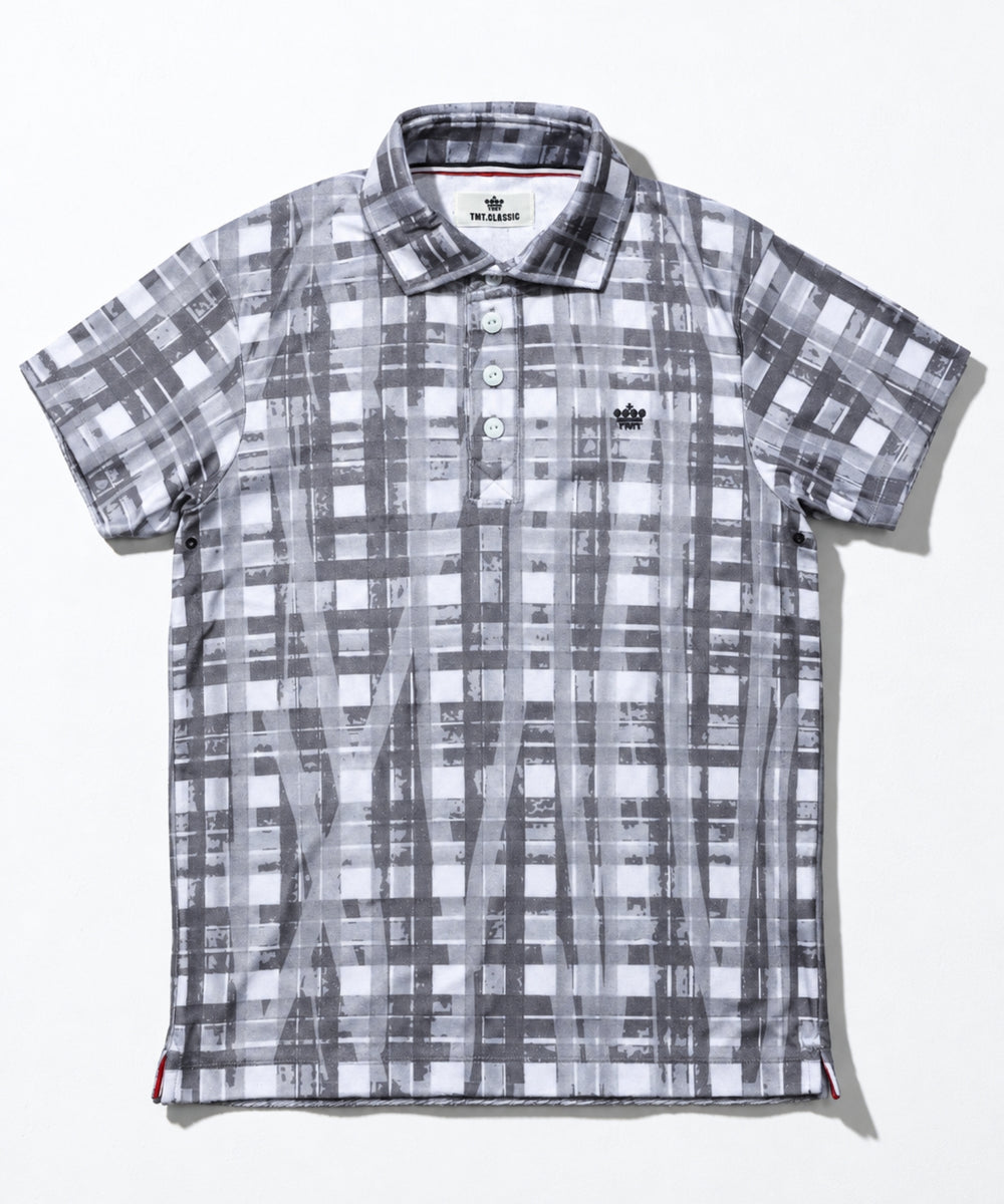 DRY PILE CHECK POLO SHIRTS