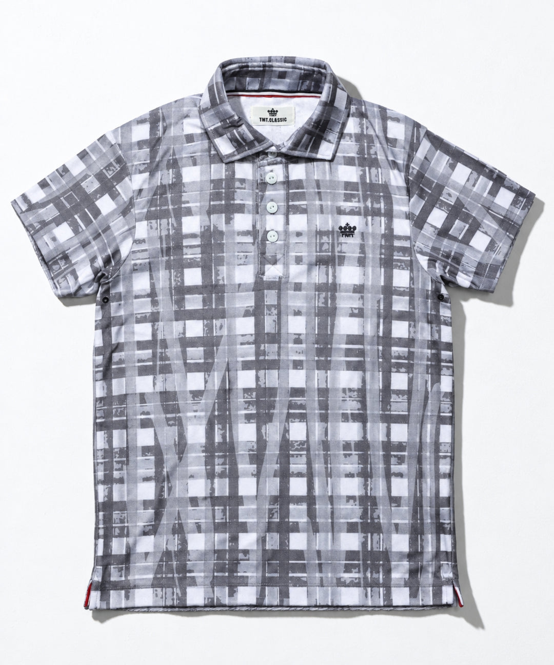 DRY PILE CHECK POLO SHIRTS