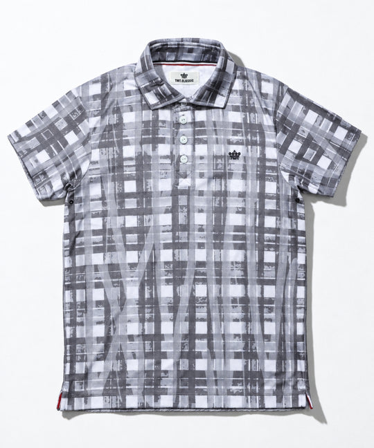 DRY PILE CHECK POLO SHIRTS