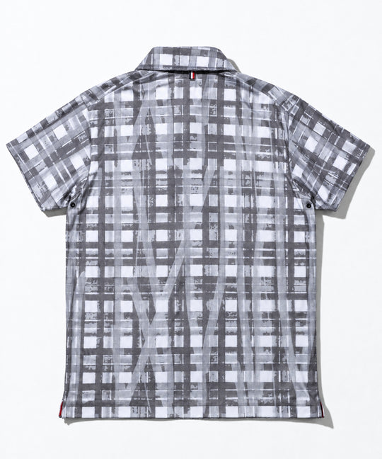 DRY PILE CHECK POLO SHIRTS