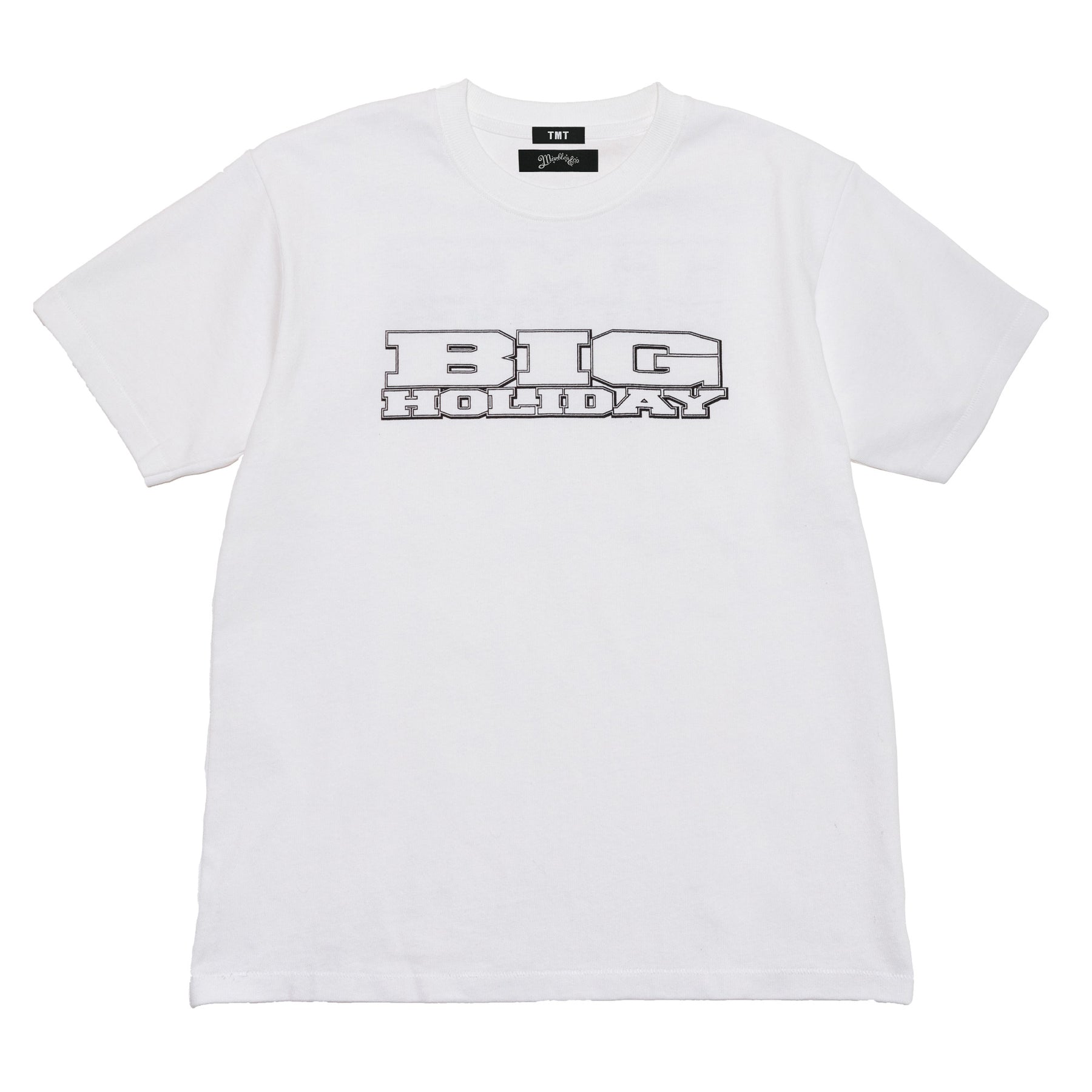 TMT×Marbles S/S T-SHIRTS(BIGHOLIDAY) / WHITE – TMT OFFICIAL ONLINE 