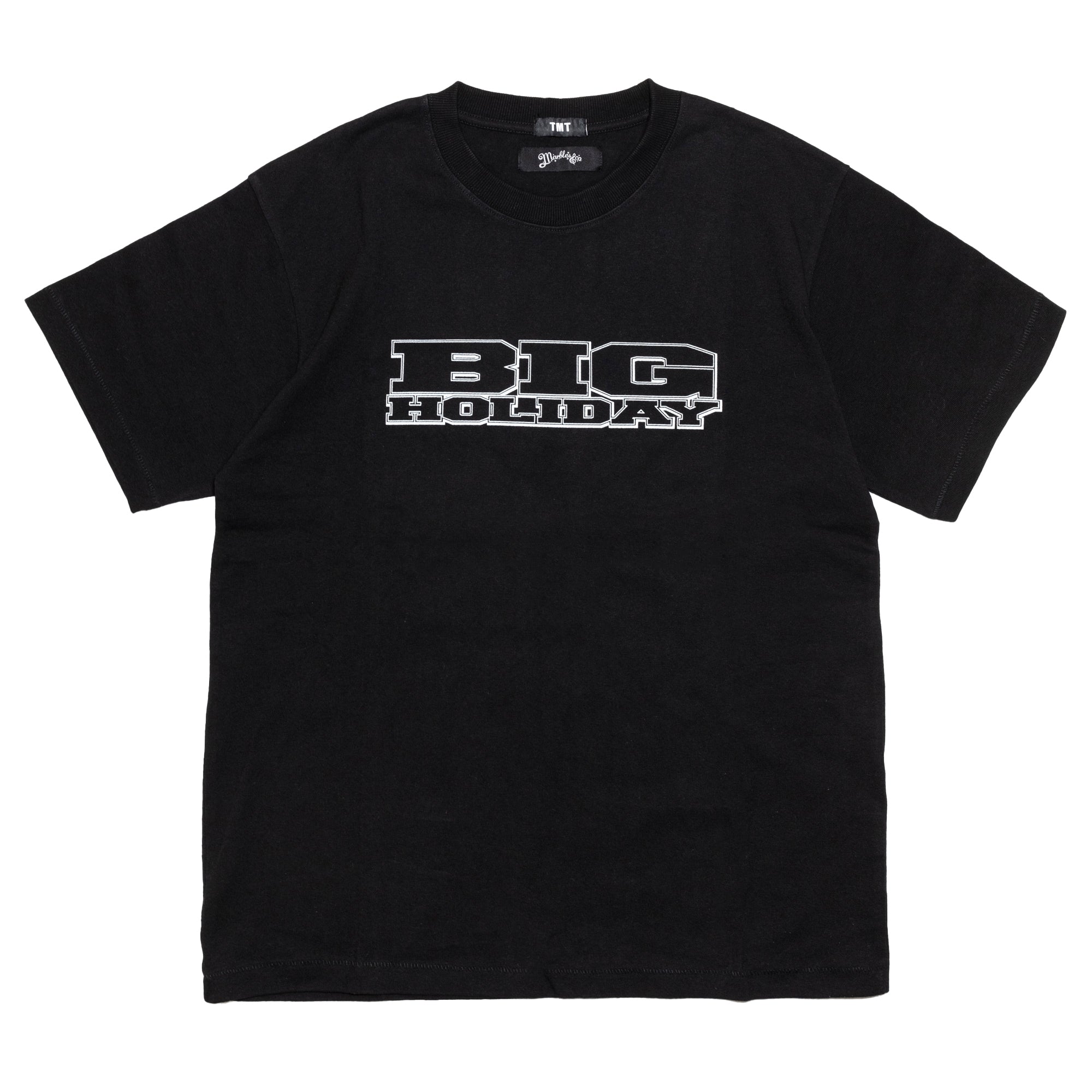 TMT×Marbles S/S T-SHIRTS(BIGHOLIDAY) / BLACK – TMT OFFICIAL ONLINE