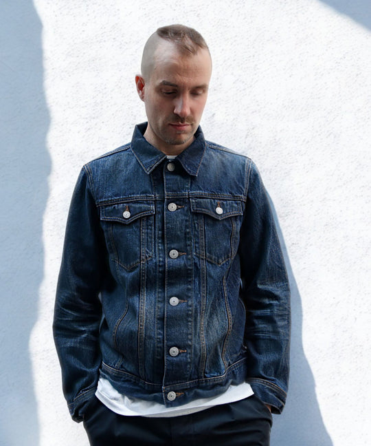12oz SOFT DENIM TRUCKER JACKET／INDGO