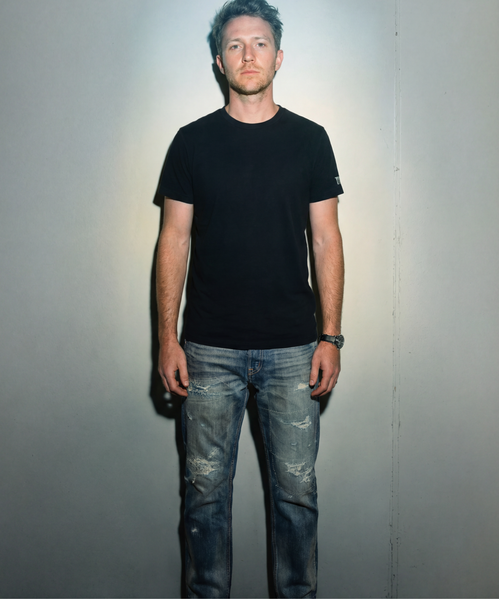 BLACK DRY COTTON  S/S TEE／BLACK