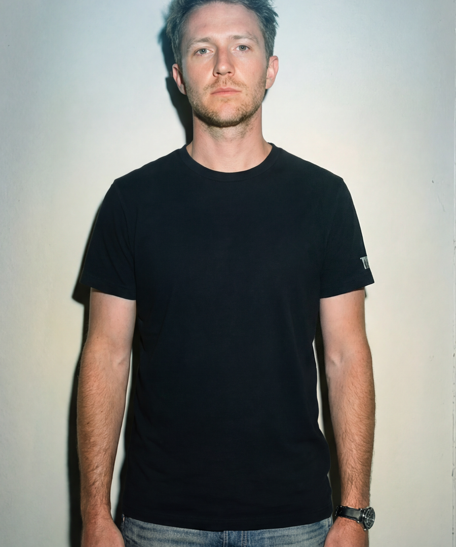 BLACK DRY COTTON  S/S TEE／BLACK