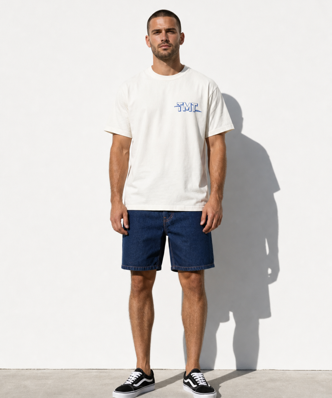 DENIM SHORT PANTS (ONE WASH)