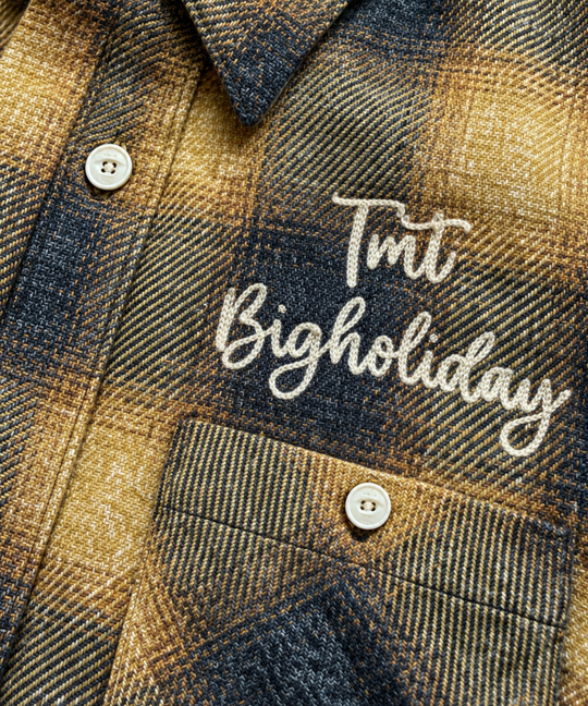 【11月下旬発送予定】TWILL OMBRE CHECK SHIRTS