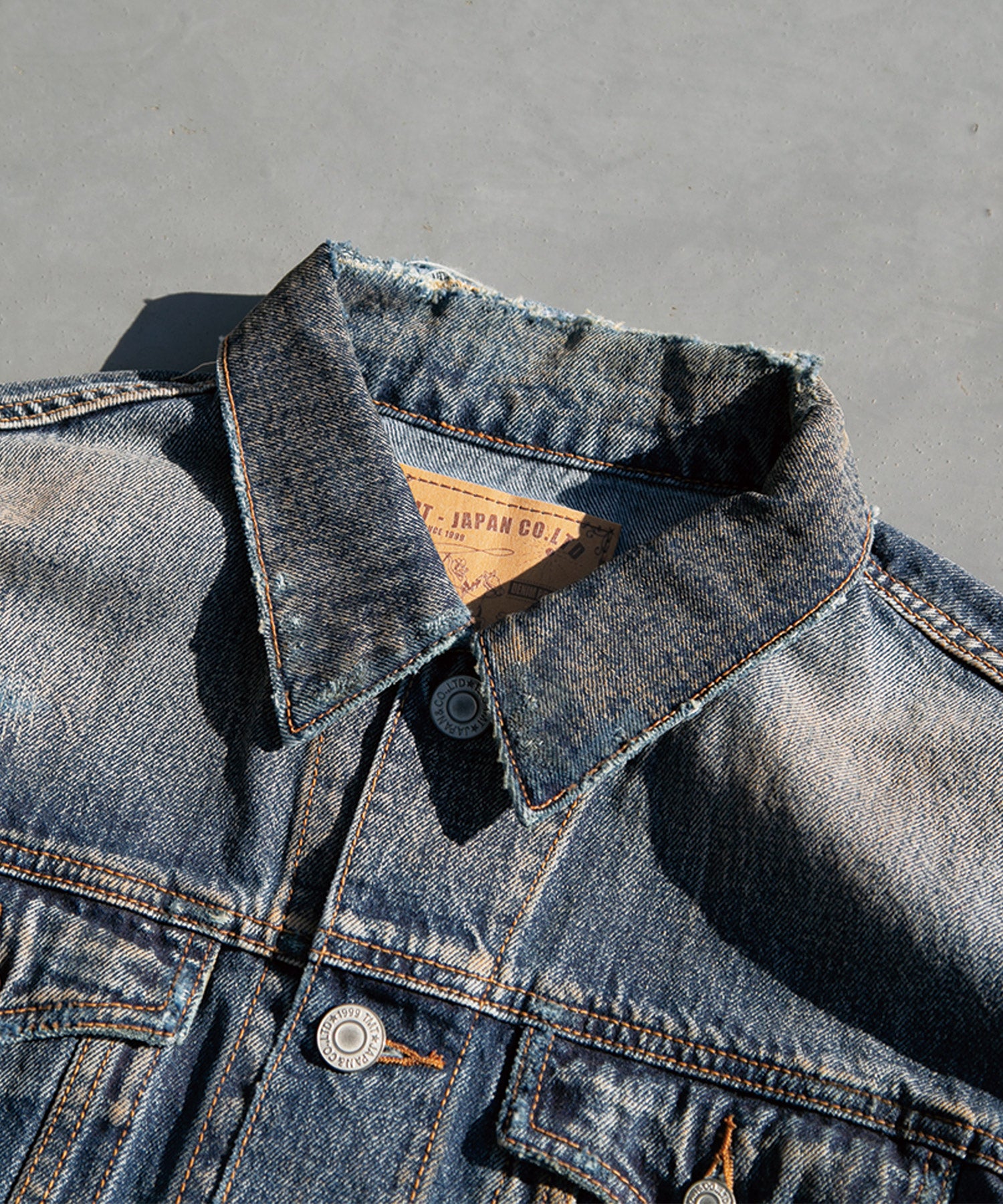 12oz SOFT DENIM TRUCKER JACKET（VINTAGE processing.） – TMT