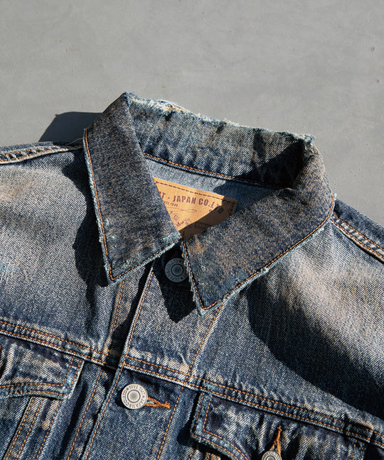 【2026年3月頃発送】12oz SOFT DENIM TRUCKER JACKET（VINTAGE processing.）
