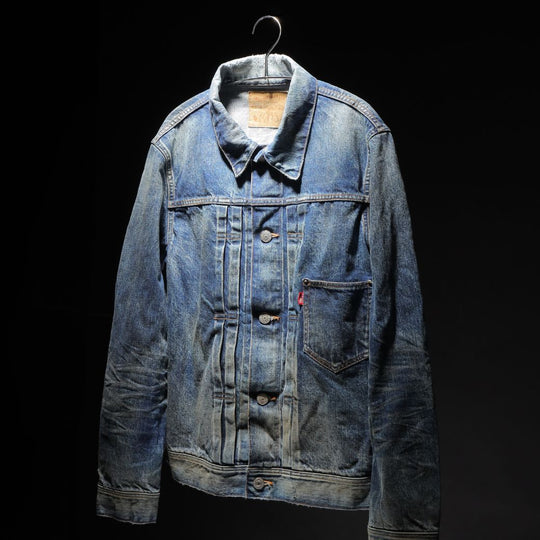 ※2025年2月中旬発送開始【HQ DENIM】TRUCKER JACKET(vintage processing.)