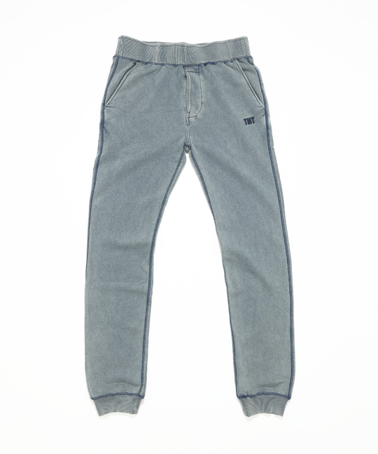 SLIM SWEAT PANTS（indigo dye）