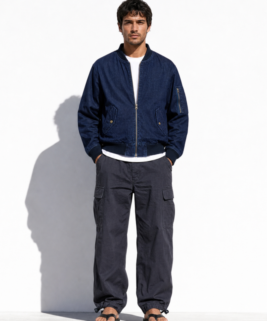 【10月上旬発送予定】MA-1 DENIM JACKET