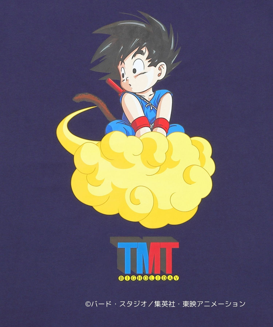 【TMT×DRAGON BALL】  コットンTシャツ（悟空）