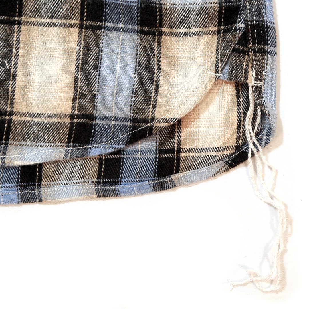 WOOLY PLAID SHIRTS（over plaid) ／BLUE