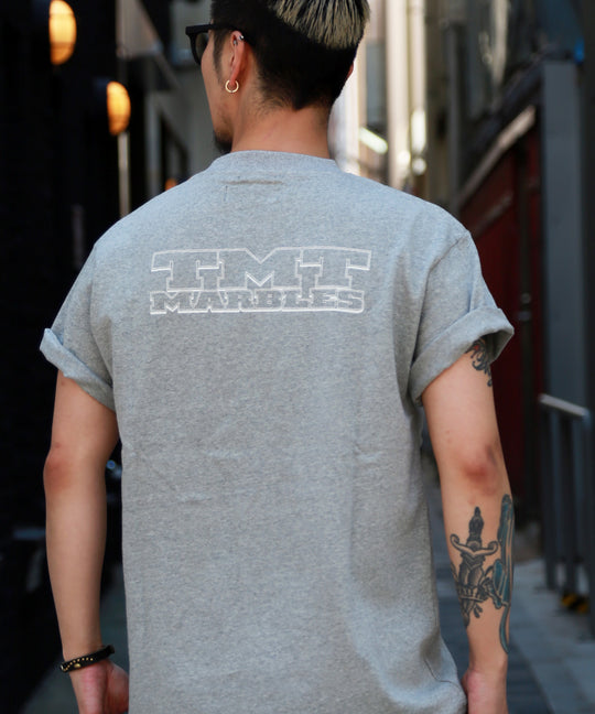 TMT×Marbles S/S T-SHIRTS(BIGHOLIDAY) / TOP GRAY