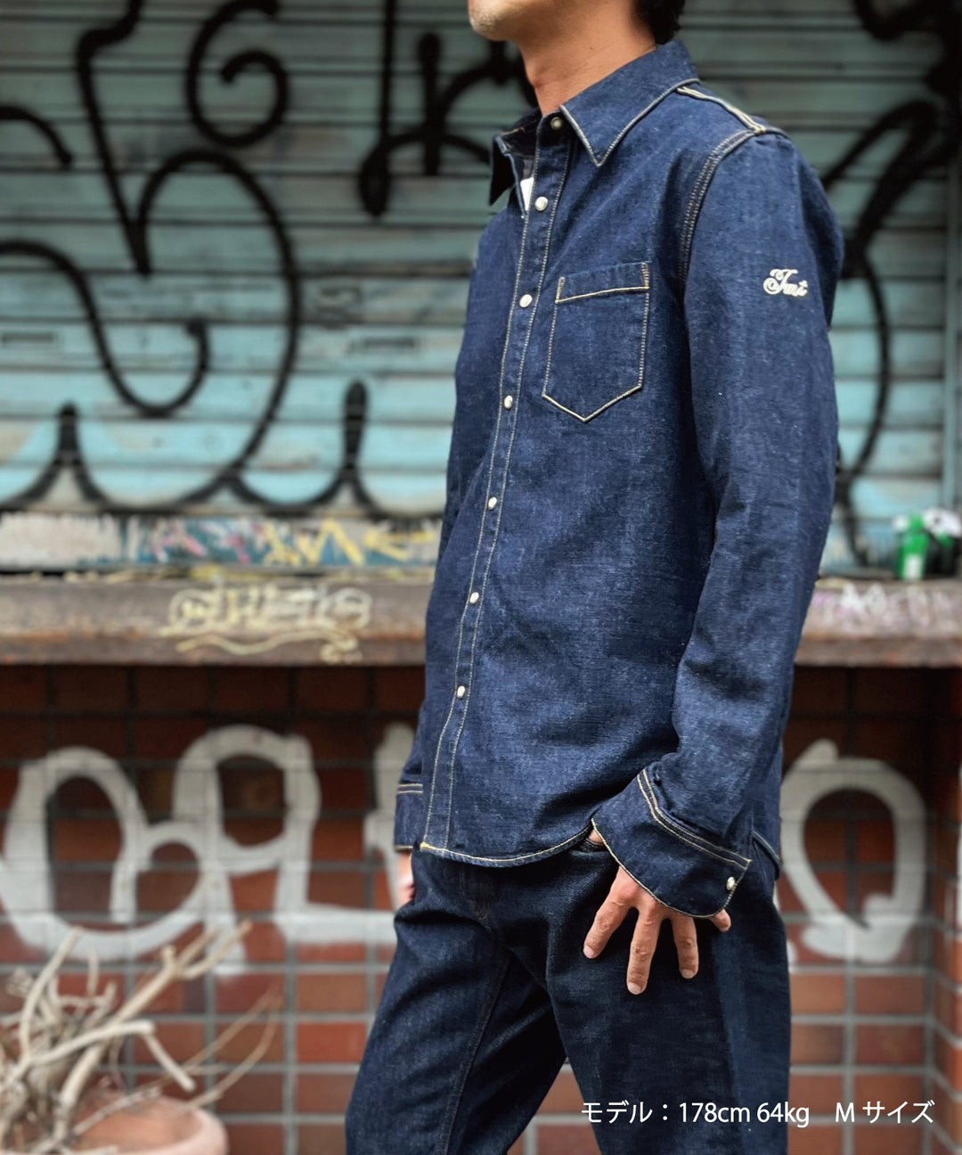 10oz DENIM SHIRTS（ONE WASH）