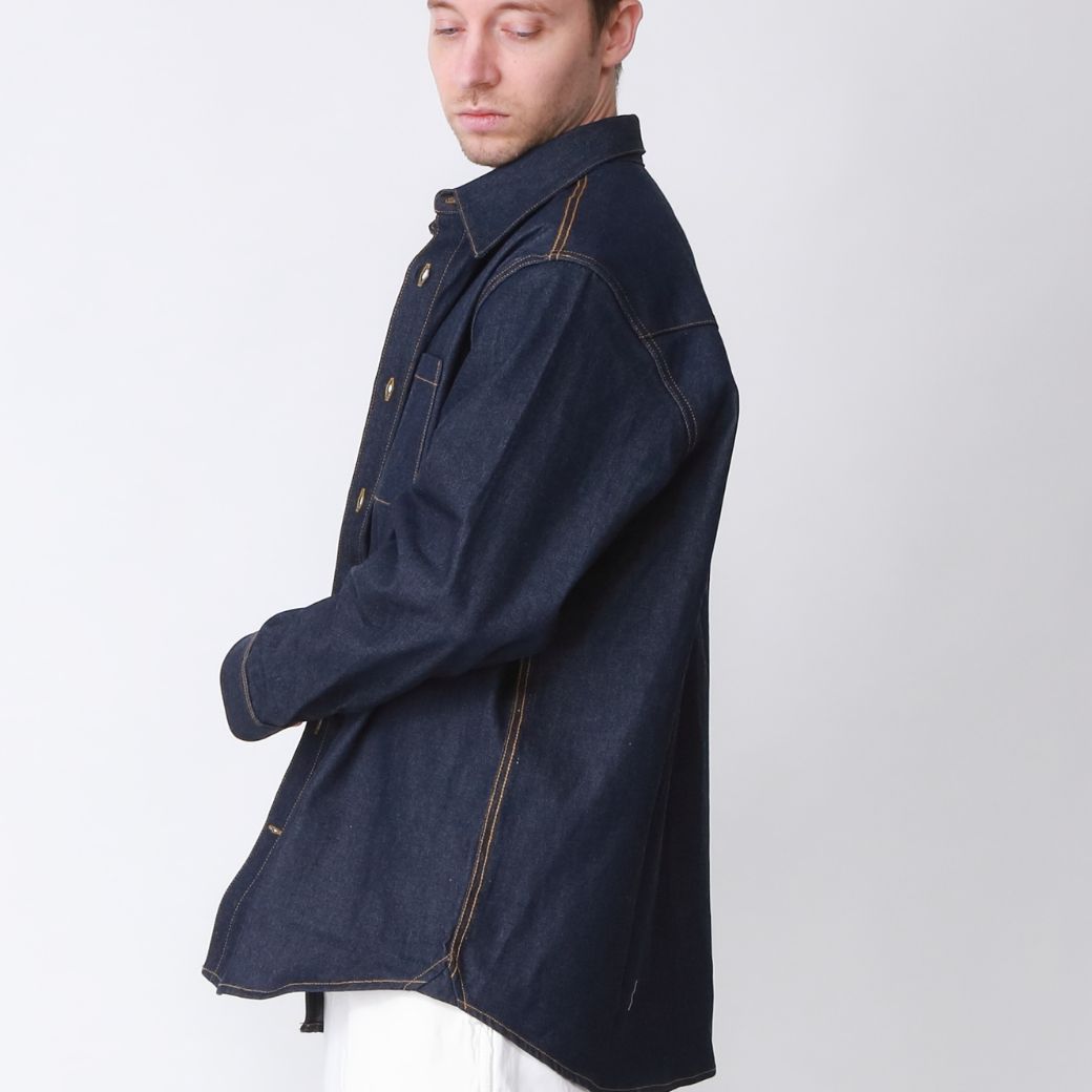 12oz DENIM WIDE SHIRTS