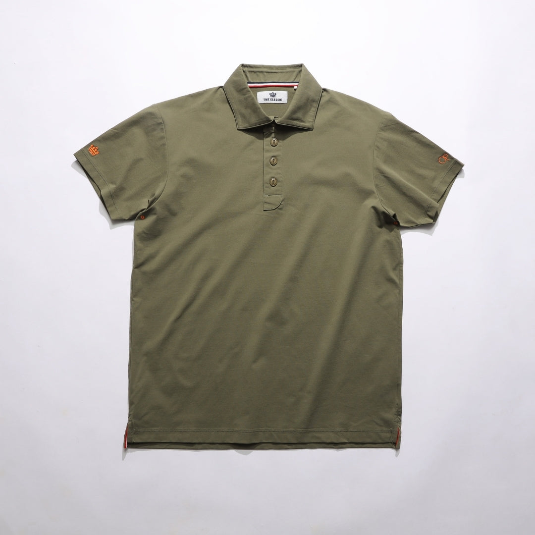 【4月上旬発送予定】【TMT×OceanPacific】 PEARTEX POLO SHIRT／KHAKI