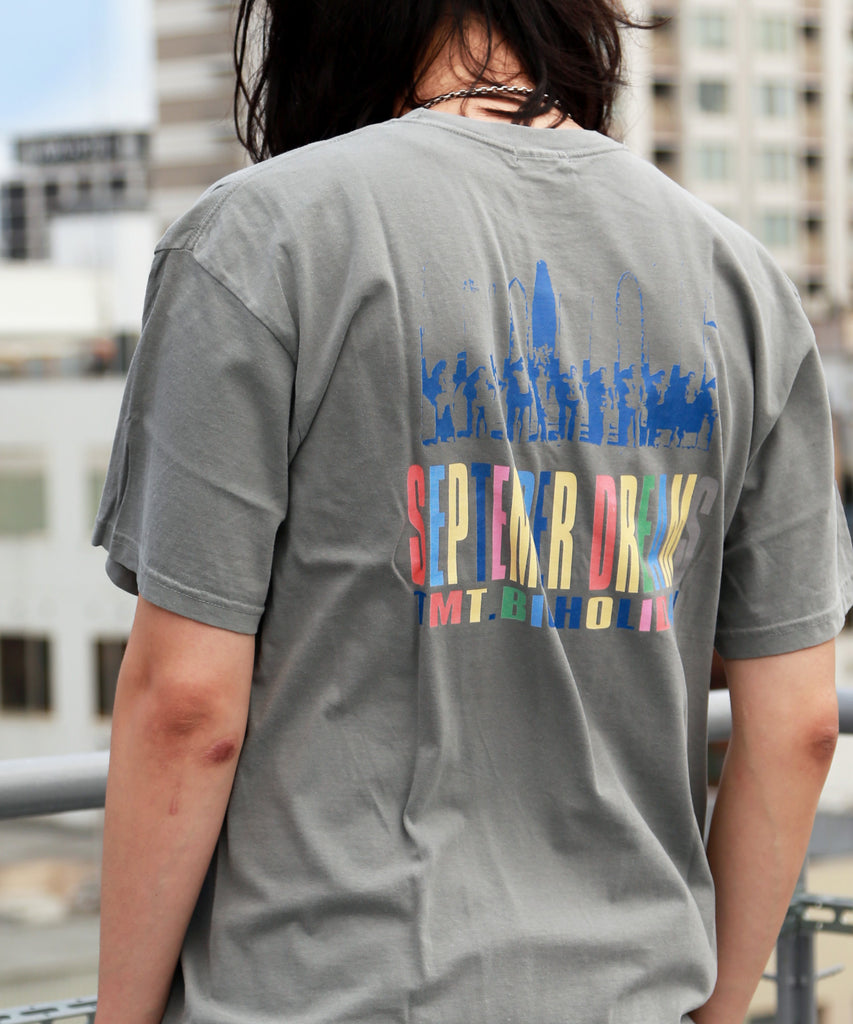 PIGMENT DYE S/SL TEE(SURF DREAMS) / GRAY – TMT OFFICIAL ONLINE STORE