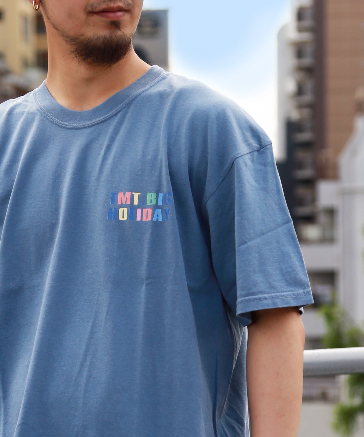 PIGMENT DYE S/SL TEE(SURF DREAMS) / NAVY – TMT OFFICIAL ONLINE STORE