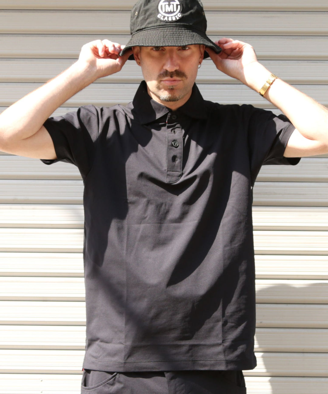 【TMT×Ocean Pacific】PEARTEX POLO SHIRT／BLACK