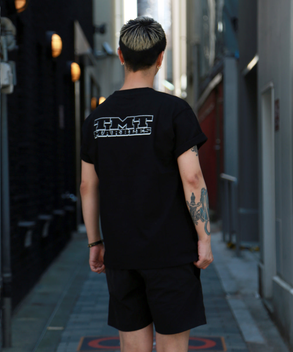 TMT×Marbles S/S T-SHIRTS(BIGHOLIDAY) / BLACK