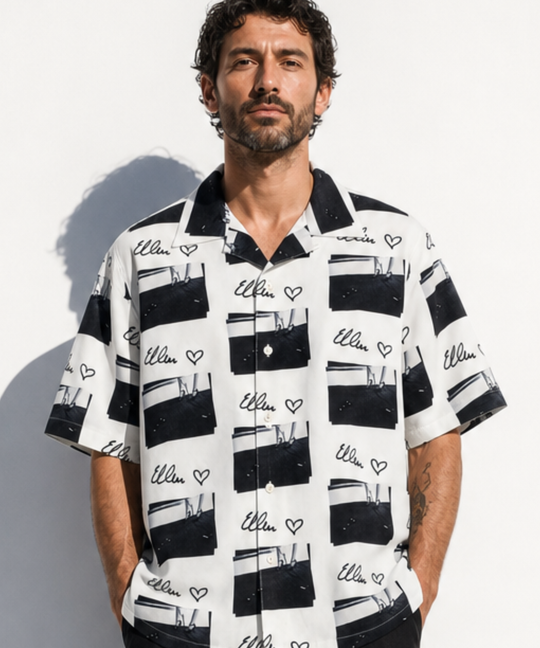 ※8月下旬発送予定※【TMT×Ellen Von Unwerth】OVERSIZED PHOTO  SHIRTS