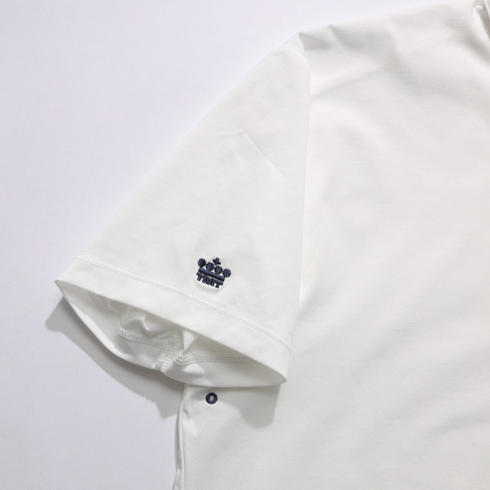 【4月上旬発送予定】【TMT×OceanPacific】 PEARTEX POLO SHIRT／WHITE