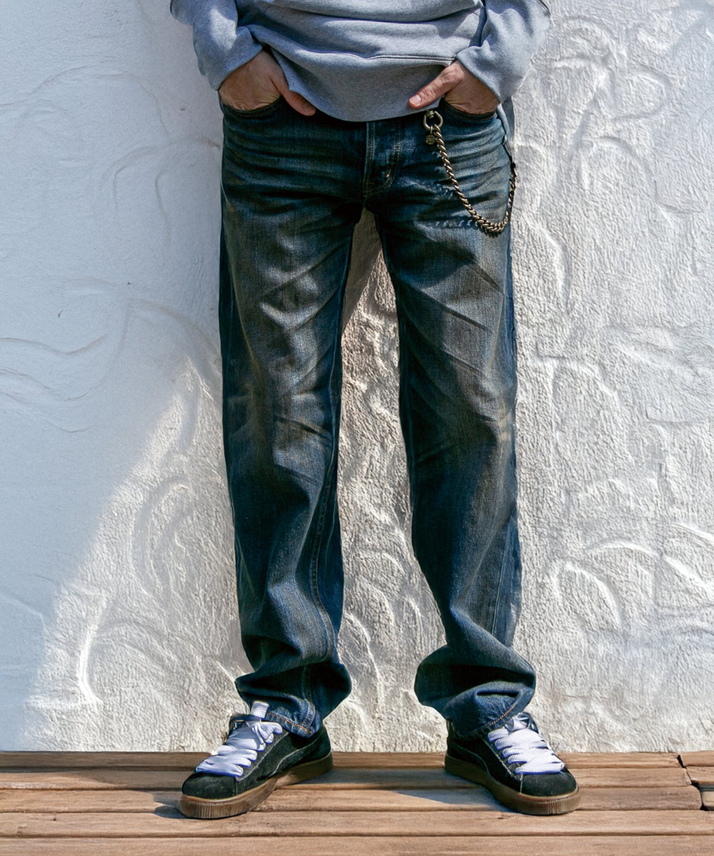 12oz SOFT DENIM 5P STRAIGHT／INDIGO