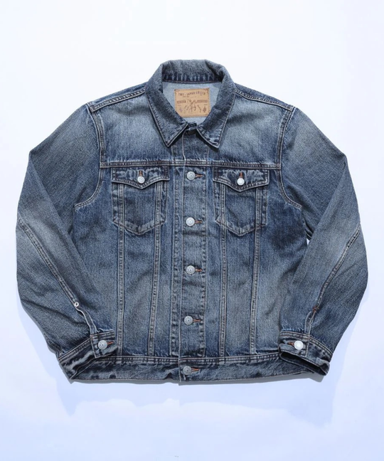 12oz SOFT DENIM TRUCKER JACKET／INDIGO LIGHT