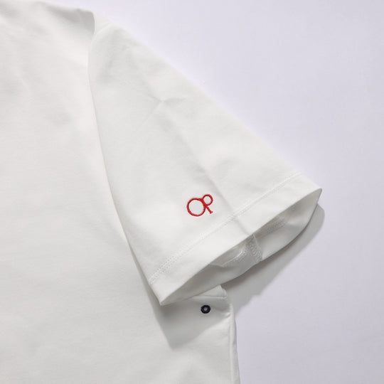 【4月上旬発送予定】【TMT×OceanPacific】 PEARTEX POLO SHIRT／WHITE