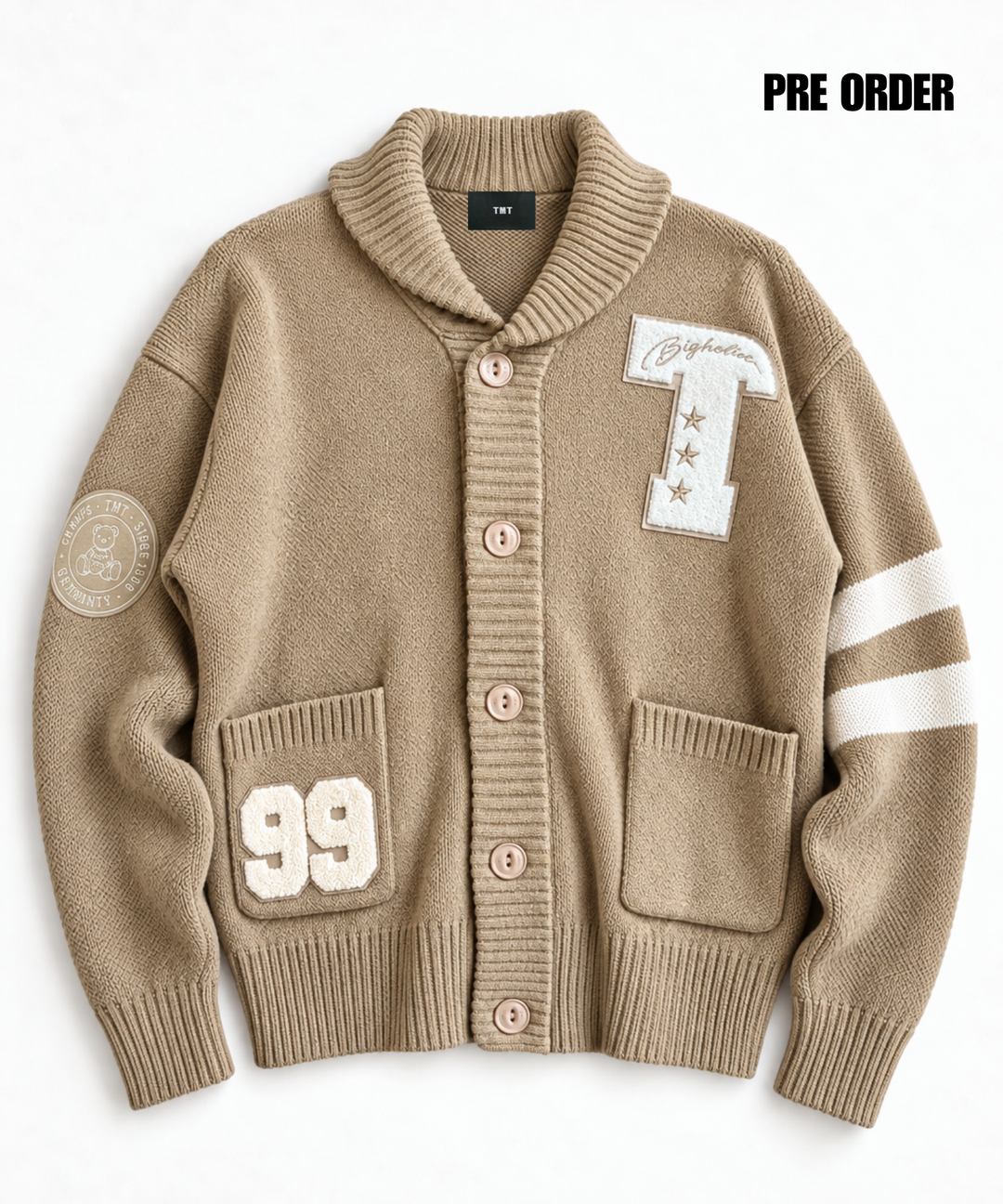 【11月下旬発送予定】KNIT CARDIGAN（COLLEGE）