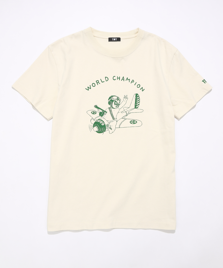 【5月下旬発送予定】DRY COTTON JERSEY S/S TEE (AIRPLANE)