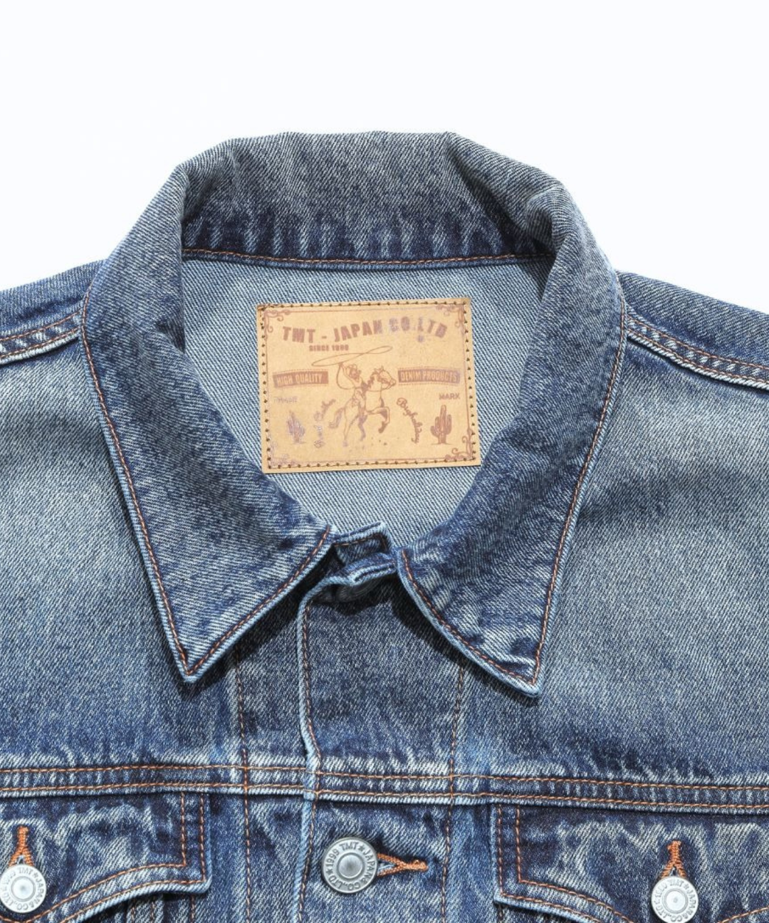 12oz SOFT DENIM TRUCKER JACKET／INDIGO LIGHT