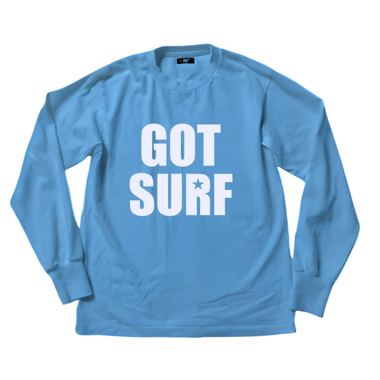 DRY COTTON JERSEY L/S TEE（GOT SURF）／LIGHT BLUE