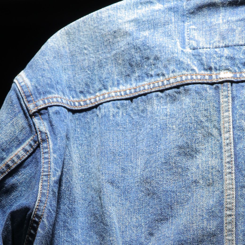 ※2025年2月中旬発送開始【HQ DENIM】TRUCKER JACKET(vintage processing.)