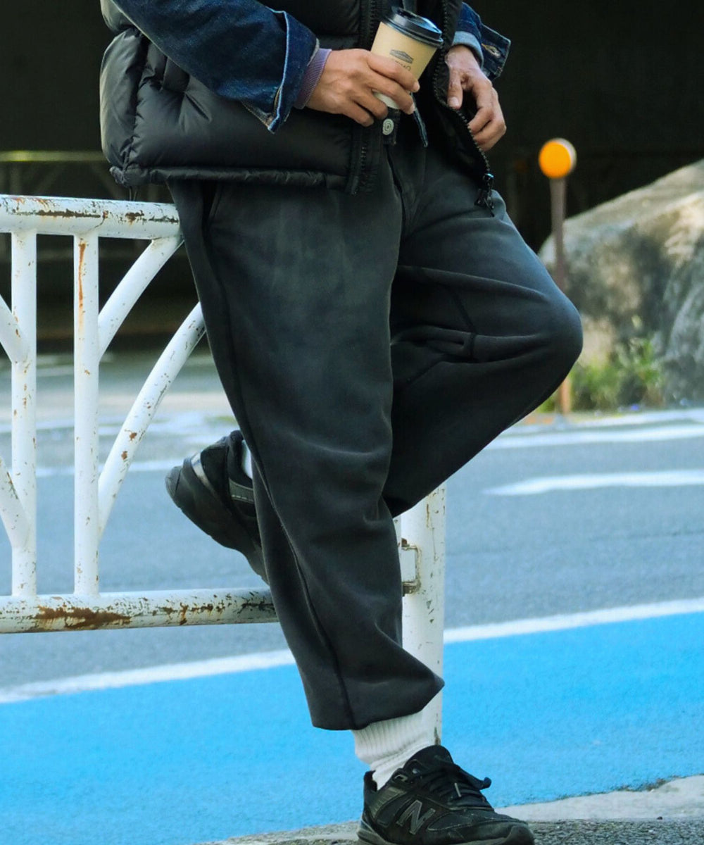 WIDE SWEAT PANTS（BLACK）