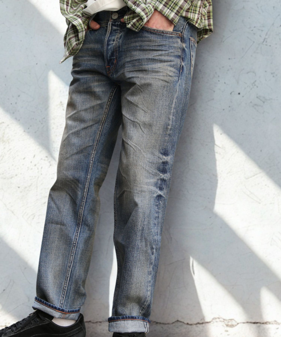 12oz SOFT DENIM 5P STRAIGHT／INDIGO LIGHT