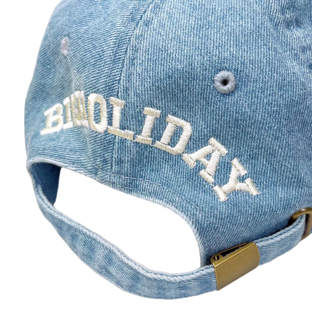 【11月中旬より発送】BASEBALL COTTON DENIM TWILL CAP / LIGHT INDIGO